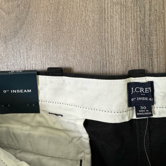 J Crew 9" Flex Chino Khaki Casual Everyday Trendy Shorts US Men's 30 New - Picture 4 of 6